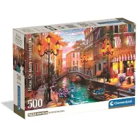 Clementoni Puzzle CLE 500 Compact Soleil sur Venise 35586
