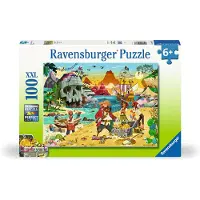 Ravensburger Puzzle 100 pièces XXL Le trésor des pirates