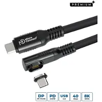 Microconnect MC-LS-USB4CC1.0-A, 1 m, USB-C, USB-C, USB4 Gen 3x2, noir