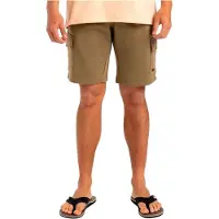 Quiksilver Cargo Sweat Shorts Marron S Homme