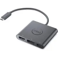 Dell 492-BCTU, Câble, USB 3.2 Gen 2 (3.1 Gen 2) Type-C, Noir, 3840 x 2160 px, , 1 pièces