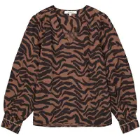 Garcia femme T-shirt, XXL, Brun