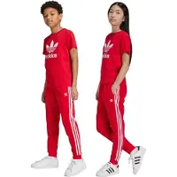 Adidas Pantalon 'Adicolor Sst' rouge / blanc