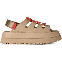 Ugg - Bottes en cuir - W Goldenglow Toggle Mustard Seed pour Femme en Cuir - Taille 41 - Beige