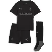 Puma Filles, T-shirt de sport, BMG Troisième mini-kit (104), Noir, 104