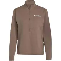 Adidas T-shirt manches longues Camiseta Terrex Multi Climacool Half Zip manga larga marrón mujer pour Femme