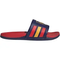 Adidas Mule 'Adilette Comfort 2.0 FEF' bleu foncé / curry / rouge