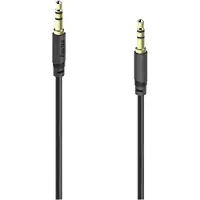 Hama Câble audio, jack mâle 3,5 mm/f. mâle, stéréo, doré, ultrafin, 3,0 m (3 m)