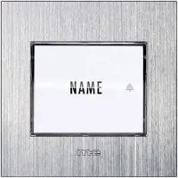 M-E Modern-Electronics m-e 41026 Bouton de sonnette beleuc (Filaire)