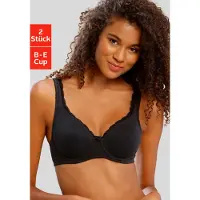 Petite fleur Soutien-gorge noir / blanc