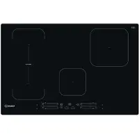 Indesit IB 21B77 NE, Noir, Intégrable, 77 cm, Table de cuisson à induction avec zones de cuisson, En céramique, 4 zones de cuisson