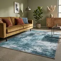 FRAAI Tapis moderne | Strong Turquoise | 160x230cm | Turquoise | Rectangulaire | Tapis