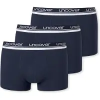 Schiesser Boxers bleu nuit / blanc