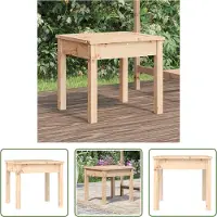 The Living Store Banc de jardin 50x44x45 cm pin massif