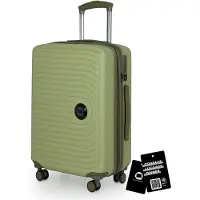 Hauptstadtkoffer Mitte - valise à main + étiquette de bagage numérique étiquette de valise, trolley de cabine extension XL bagage de bord Hardcase valise à main avion Carry-On 55 L TSA,Kiwi