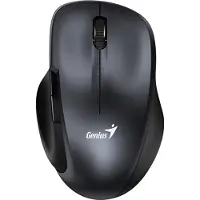 Genius Souris Ergo 8200S, sans fil, optique, 1200dpi, 5 boutons, silencieuse, capteur BlueEye, USB, gris métallique