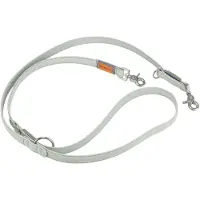 Trixie BE NORDIC Ceinture réglable en cuir - L/XL - Gris clair