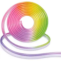 Deltaco SH-LSN5M (Blanc, Multicolore, RGB, RGBW, 500 cm, Extérieur, Intérieur)