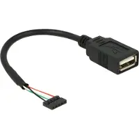 DeLOCK USB Kabel Pinheader 5Pin -> A Bu/Bu 0.15m