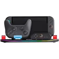 Nacon Xl For 4 Joy-con + 1 Pro Controller Switch 2 Charger Station Clair