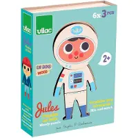 Vilac Puzzle en bois Jules - Un jouet innovant pour les petits explorateurs