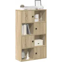 vidaXL Bibliothèque chêne sonoma 60x24x101,5 cm bois d'ingénierie