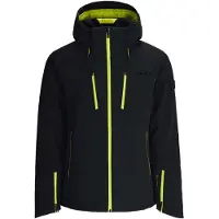 Spyder - Veste de ski imperméable et chaude en Primaloft - Alyeska Jacket Black pour Homme en Nylon - Taille M - Noir