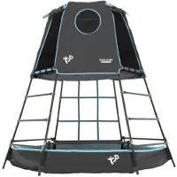 Tp Toys Aire de jeux métal EXPLORER TOUR - tapis explorer - hublot - piscine à balles - kit d'ancrage h201 cm