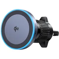 UGREEN Chargeur magnétique sans fil pour voiture W708, Adaptateur pour véhicule, Gris, Noir