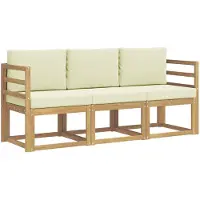 vidaXL : Ensemble de 3 assises de jardin.