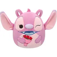 Squishmallows Peluche - 20 cm - Disney Angel av. Bouquet - - UneTaille - Peluche