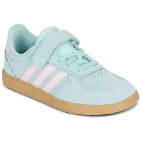 Adidas Baskets basses enfant BREAKNET SLEEK EL C filles - Bleu - 33 1/2