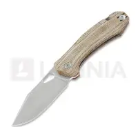 GiantMouse Couteau pliant ACE Grand Natural Canvas Micarta