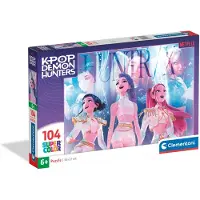 Clementoni - Chasseurs de démons K-Pop - Puzzle de 104 pièces - Puzzle pour enfants - 4 ans et plus - 38 x
