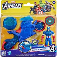 Marvel Cycle De Tir De Bouclier De Cap De 4 Po Avn
