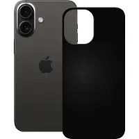 Pedea Étui souple en TPU (Apple iPhone 16 Plus), Coque pour téléphone portable, Noir