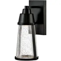 Casa Padrino Luxe Applique murale extérieure LED Noir H. 30,7 cm - Éclairage extérieur de luxe