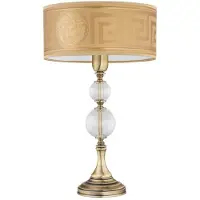 Casa Padrino Luxus Lampe de table baroque laiton patiné / or H. 47 cm