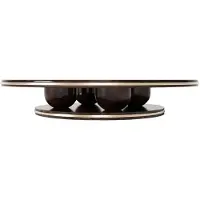 Casa Padrino Luxe Table basse Marron Foncé Ø 130 x H. 38 cm - Table de salon ronde en bois massif - Meubles de salon - Meubles de luxe