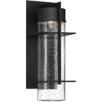 Casa Padrino Luxe Applique murale extérieure LED Noir H. 41 cm - Éclairage extérieur de luxe