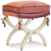 Casa Padrino Tabouret Baroque Luxe Rose / Crème / Or H. 48 cm - Meubles baroques - Italy