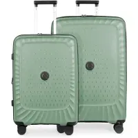 Hauptstadtkoffer - Set de valises 2 pièces, trolleys légers 65 + 75 cm, set de 2 valises de voyage, bagages check-in coque dure recyclable matériel PP, TSA,Mint
