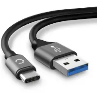 Cellonic Câble USB C Type C vers USB A 3.1 Gen 1 pour Tablette Huawei MediaPad M5 8.4 / M5 10.8 / M5 Pro / M5 lite charge et transfert données data 3A PVC gris