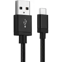Cellonic Câble USB transfert de données et charge de 1m compatible avec Huawei P40, P40 Pro / P30, P30 Lite / P20, P20 Pro USB C Type C vers USB A 2.0 3A noir Fil en Nylon