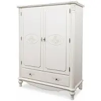 Casa Padrino Luxus Baroque Armoire de bar blanc H. 160 cm - Meubles de bar de style baroque