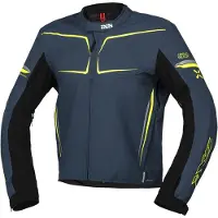 IXS Veste de sport TS-Pro ST+ bleu-jaune-néon - S
