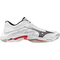 Mizuno Wave Lightning Elite - blanc/noir/rouge vif, taille : 12