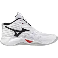 Mizuno Chaussures de sport d'intérieur Wave Momentum Pro Mid, couleur blanche, pointure EU 44, couleur blanche, pointure EU 44