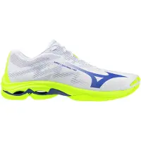 Mizuno WIP V1GA266039 in White/Lightning Yellow/Dazzling Blue color size 42