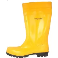Eurofort Bottes de chantier de sécurité Bottes en caoutchouc en grande taille Jaune 35361 Chaussures pour hommes
